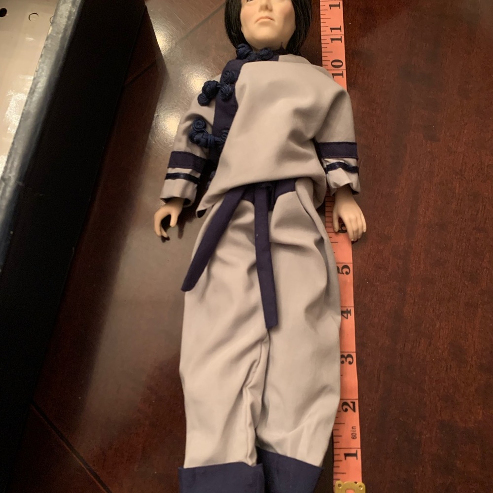 All God’s Children Collectibles Chinese Male Doll with stand in box. - Picture 7 of 8